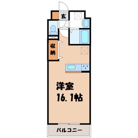 駅東公園前駅 徒歩4分 4階の物件間取画像